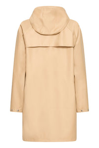 ICHI Tazi Rain Jacket - Natural