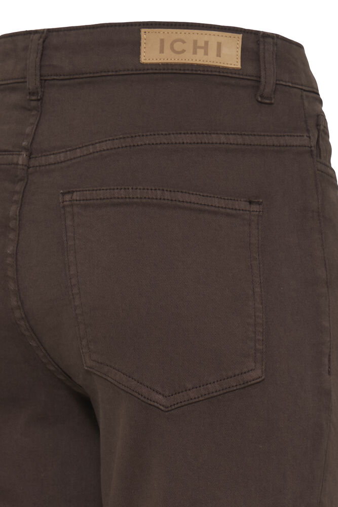 ICHI Ziggy Raven Cropped Jeans - Coffee Bean