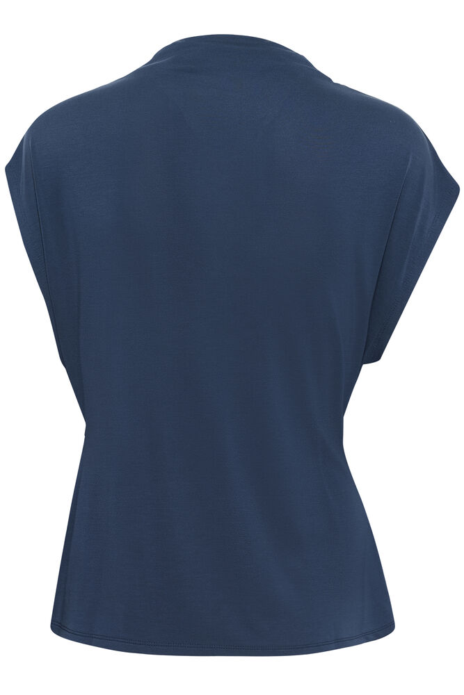 CULTURE Philla Short Sleeve Blouse - Blue