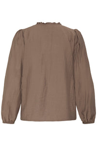 FRANSA Gida Blouse - Driftwood