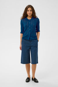 CULTURE Augustine Short Sleeve Polo- True Navy