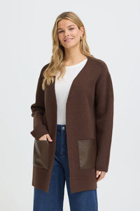 FRANSA Gia Cardigan - Brown