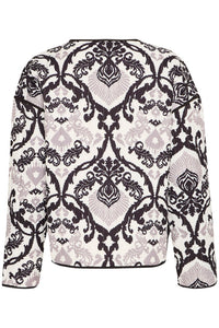 ICHI Malini Jacket - Black Print