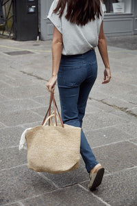 FRANSA Luxe Straight Jeans - Mid Blue