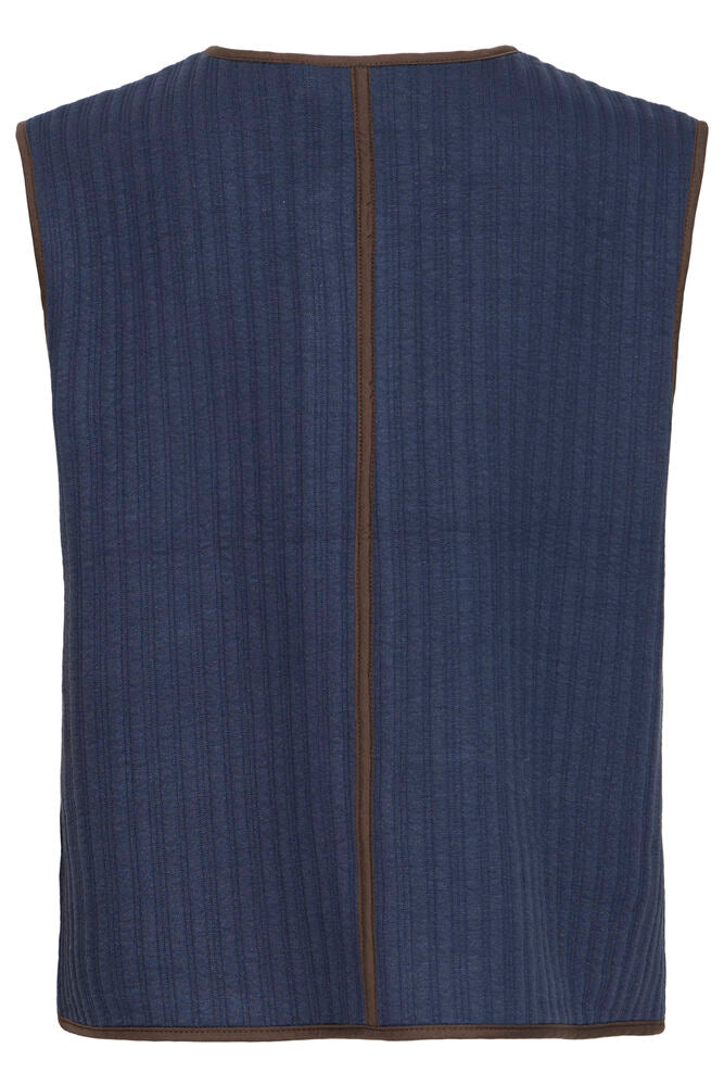 ICHI Sleeveless Jacket - Navy