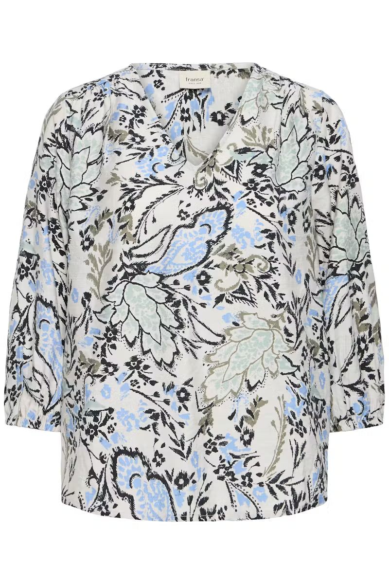 FRANSA Arianna Floral Blouse - Print