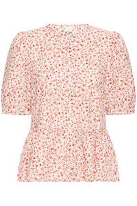 ICHI Kala Top - Pink Print