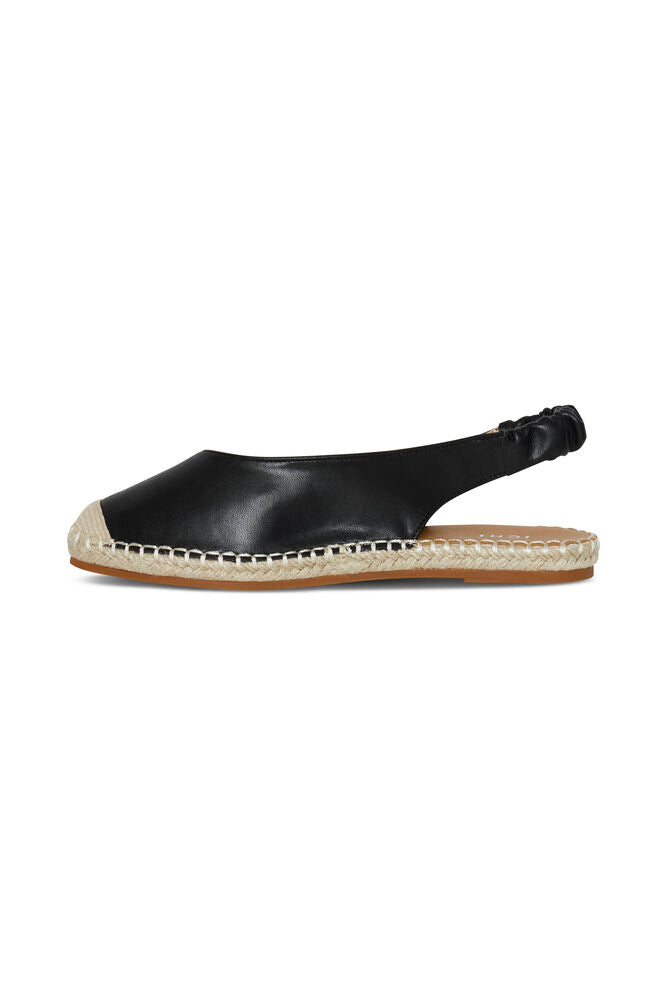 ICHI Famar Slingback Espadrilles - Black