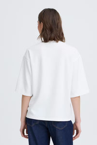 FRANSA Aurora Half Sleeve Sweatshirt - Whisper White
