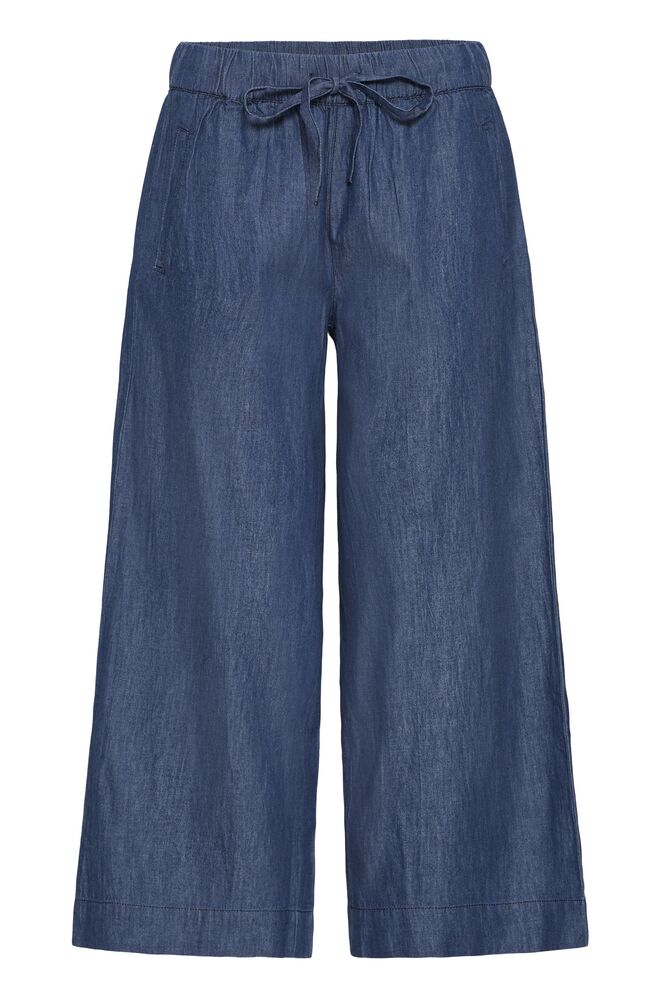 FRANSA Wide Leg Culotte - Denim