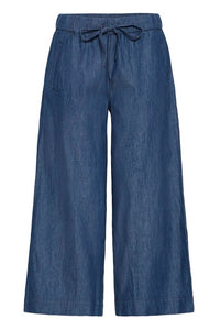 FRANSA Wide Leg Culotte - Denim