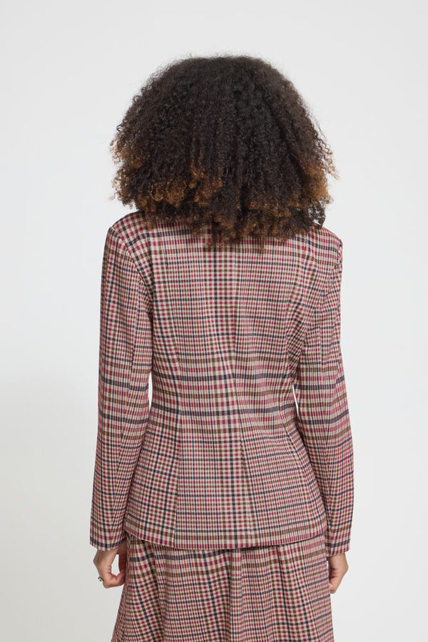 ICHI Kate Checkit Blazer - Check