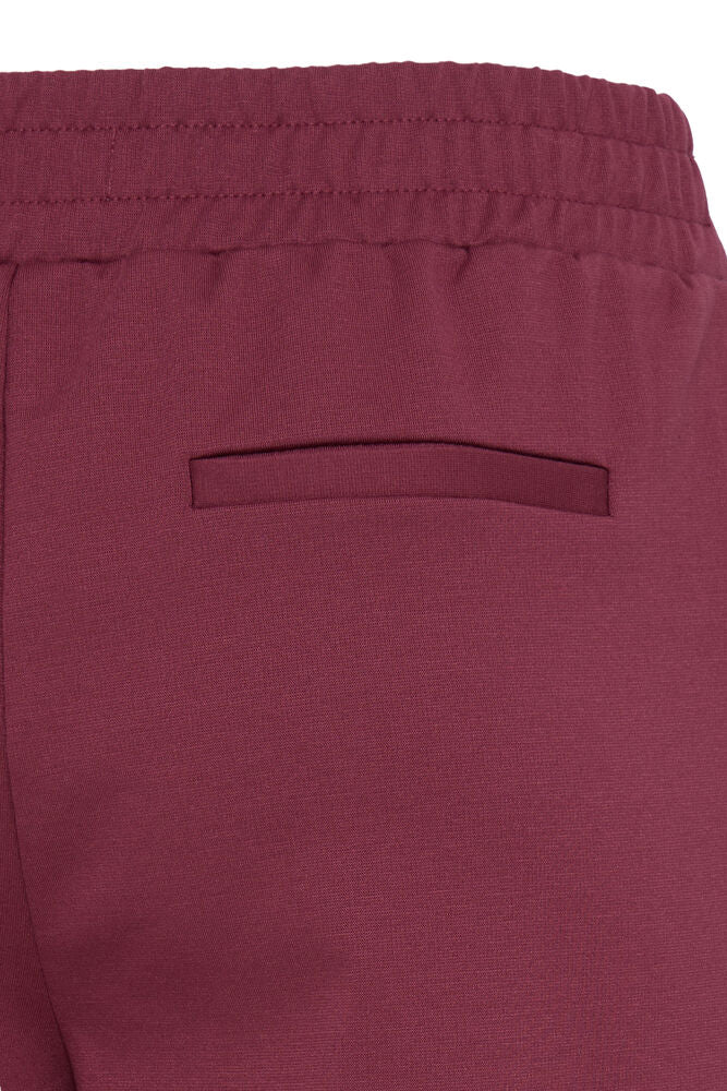 ICHI Kate Wide Leg Trouser - Wine
