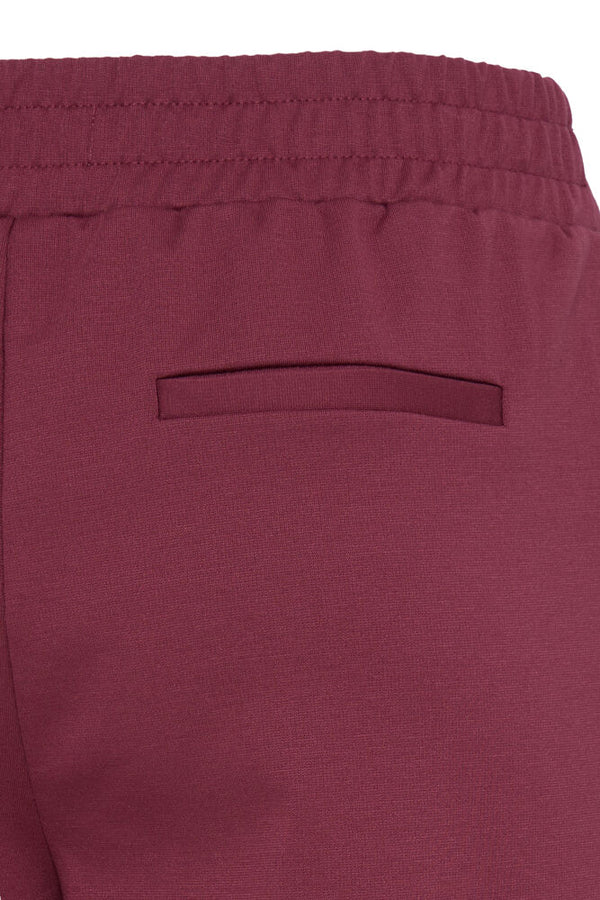 ICHI Kate Wide Leg Trouser - Wine