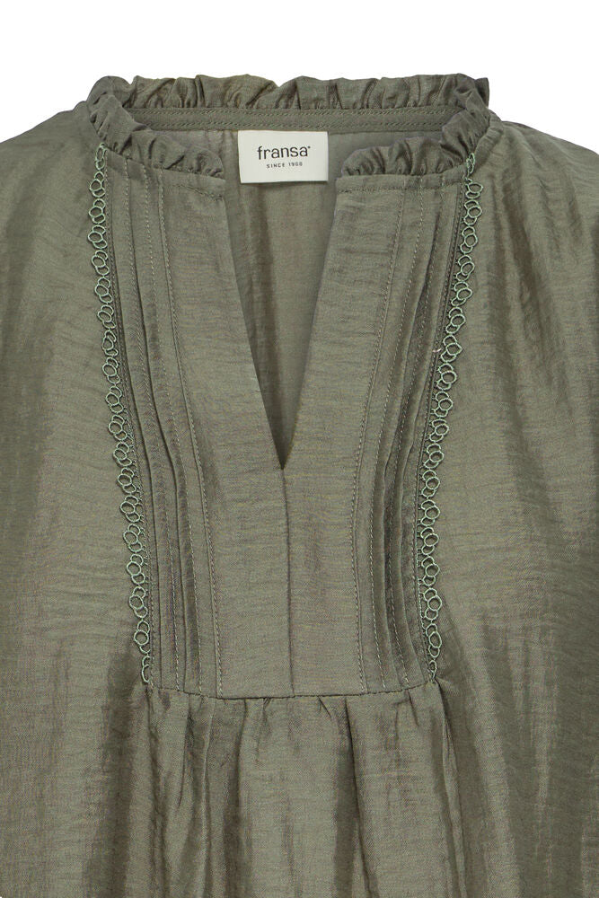 FRANSA Gida Blouse - Green