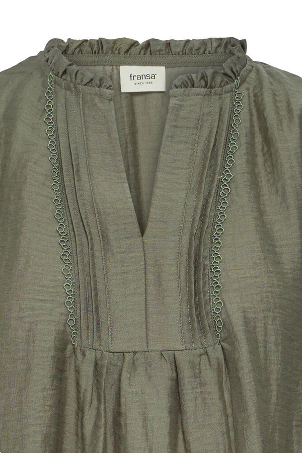 FRANSA Gida Blouse - Green