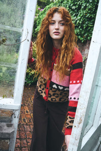 ICHI Livoni Multi-Colour Cardigan