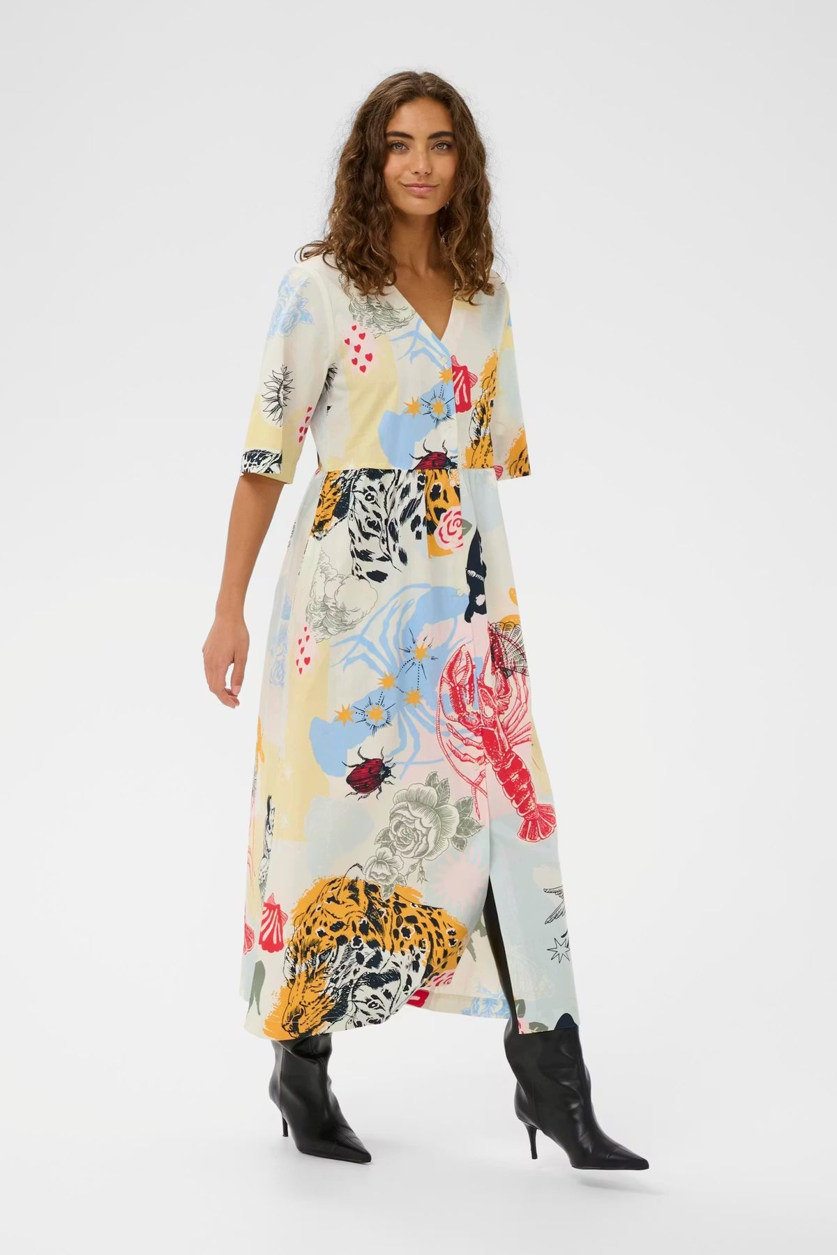 CULTURE Ashmo All-Over Print Dress