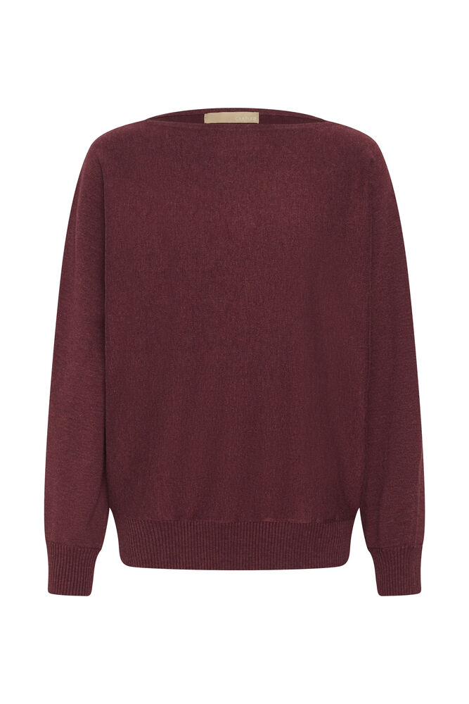 CULTURE Annemarie Batwing Jumper - Chocolate Truffle