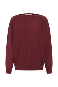 CULTURE Annemarie Batwing Jumper - Chocolate Truffle