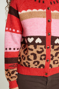 ICHI Livoni Multi-Colour Cardigan