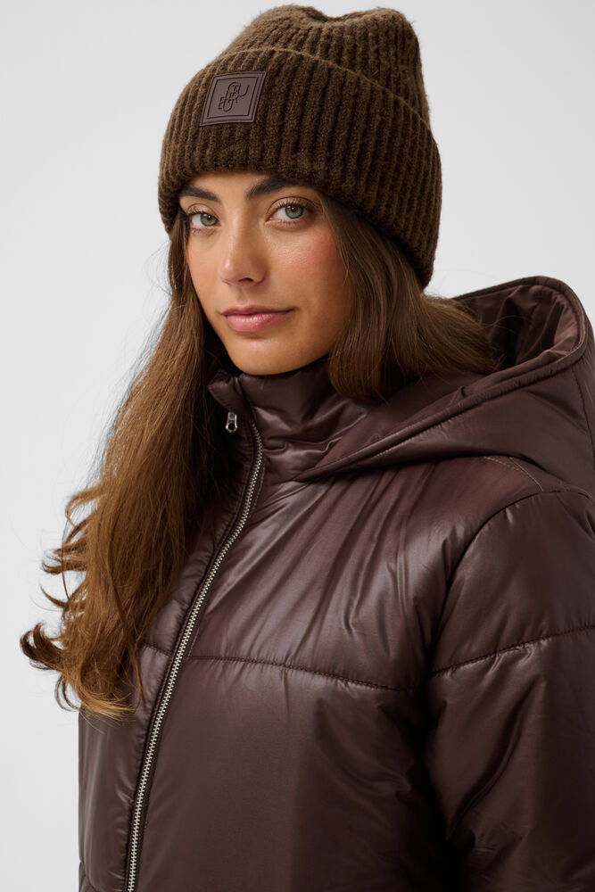 CULTURE Merva Beanie Hat - Brown