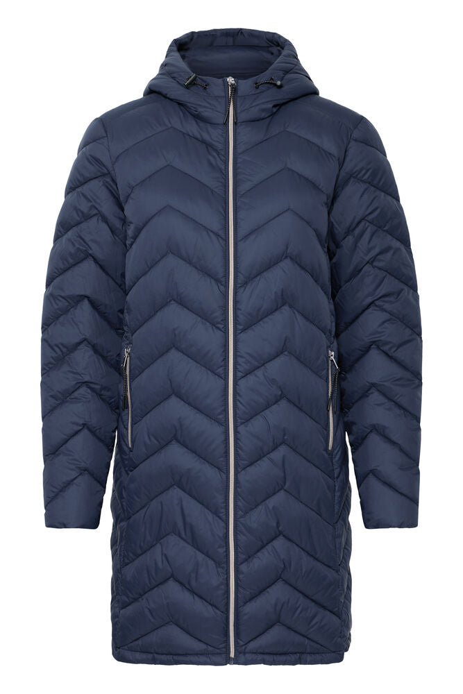 FRANSA Bapadding Quilted Jacket - Navy
