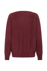 CULTURE Annemarie Batwing Jumper - Chocolate Truffle