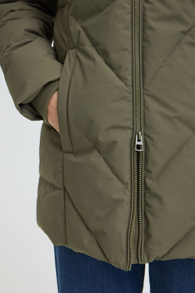 FRANSA Maise Puffer Jacket - Green