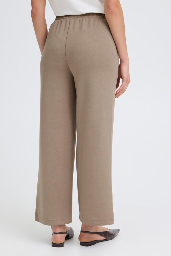 FRANSA Aurora Wide Leg Trousers - Brown