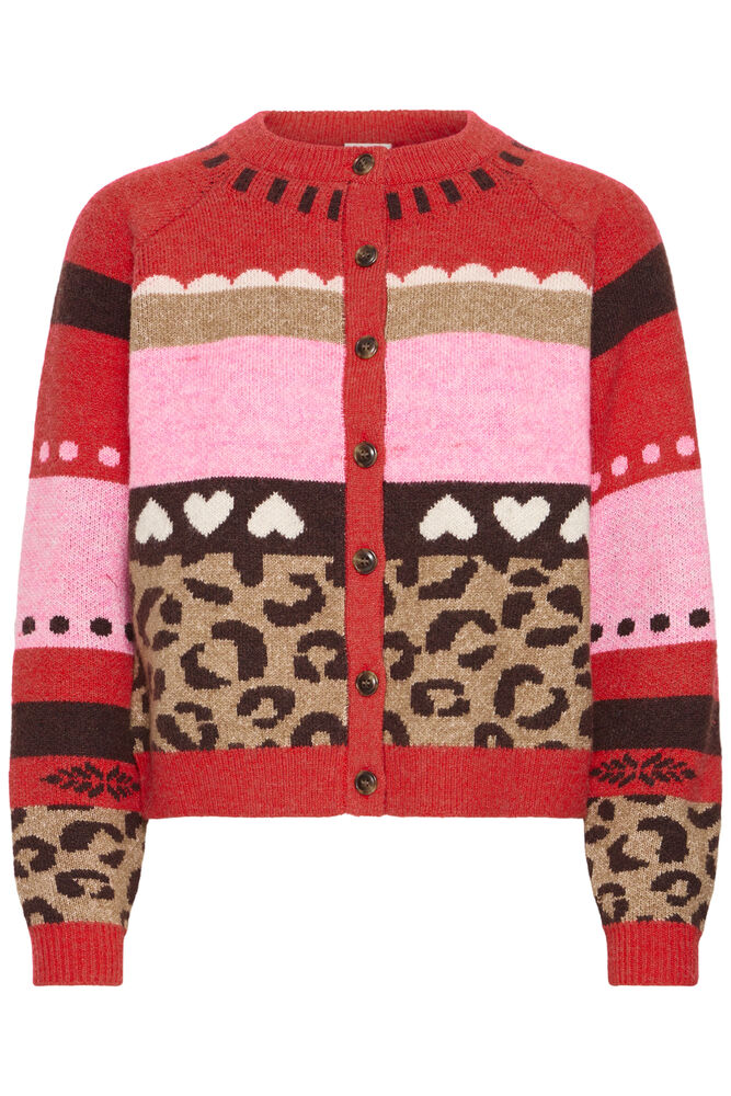 ICHI Livoni Multi-Colour Cardigan