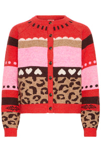 ICHI Livoni Multi-Colour Cardigan