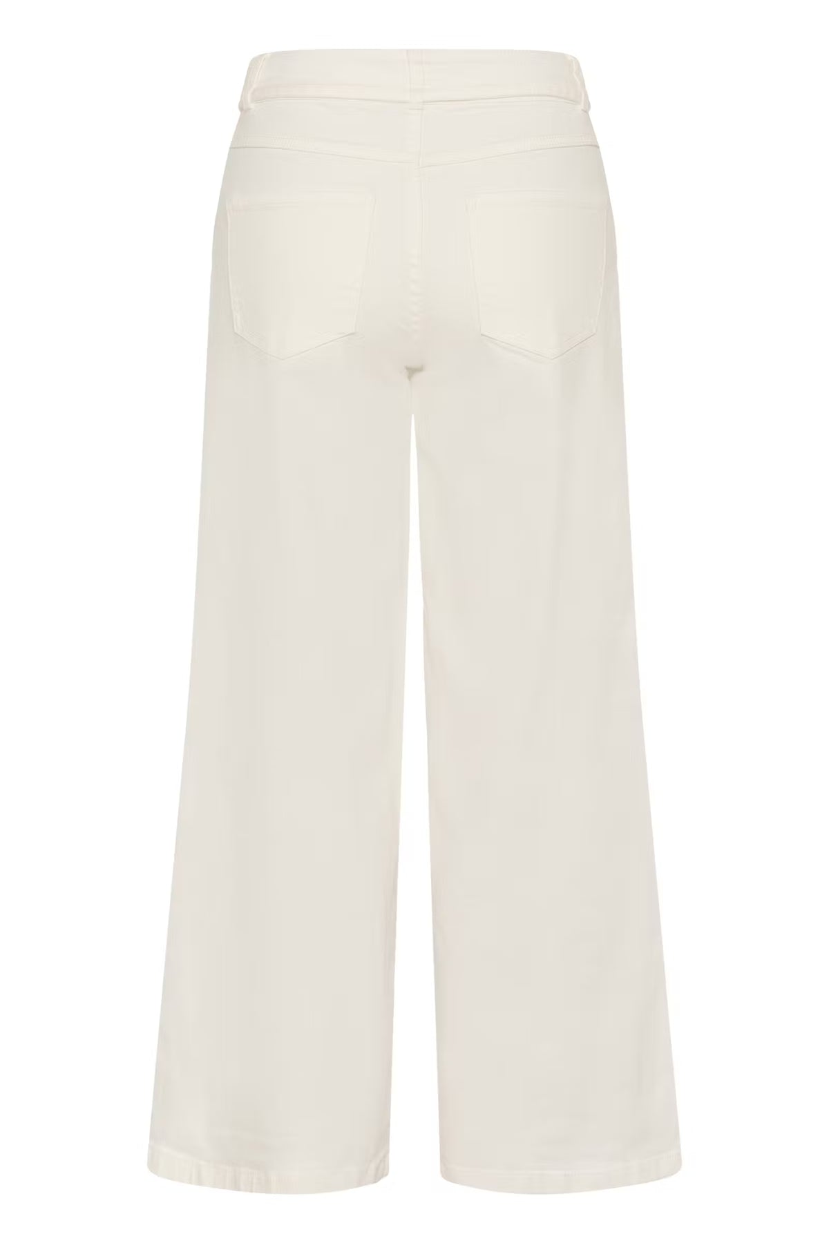 CULTURE Tali Ami Wide Leg Jeans - White