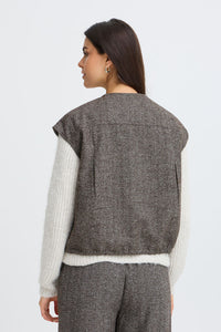 FRANSA Vea Vest - Brown