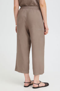 FRANSA Jett Wide Leg Culotte Pants - Taupe