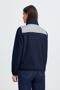 FRANSA Flea Full Zip Fleece - Navy