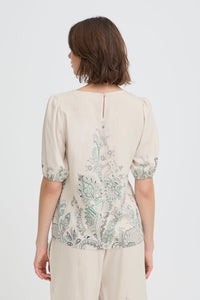 FRANSA Adara Blouse - Sage