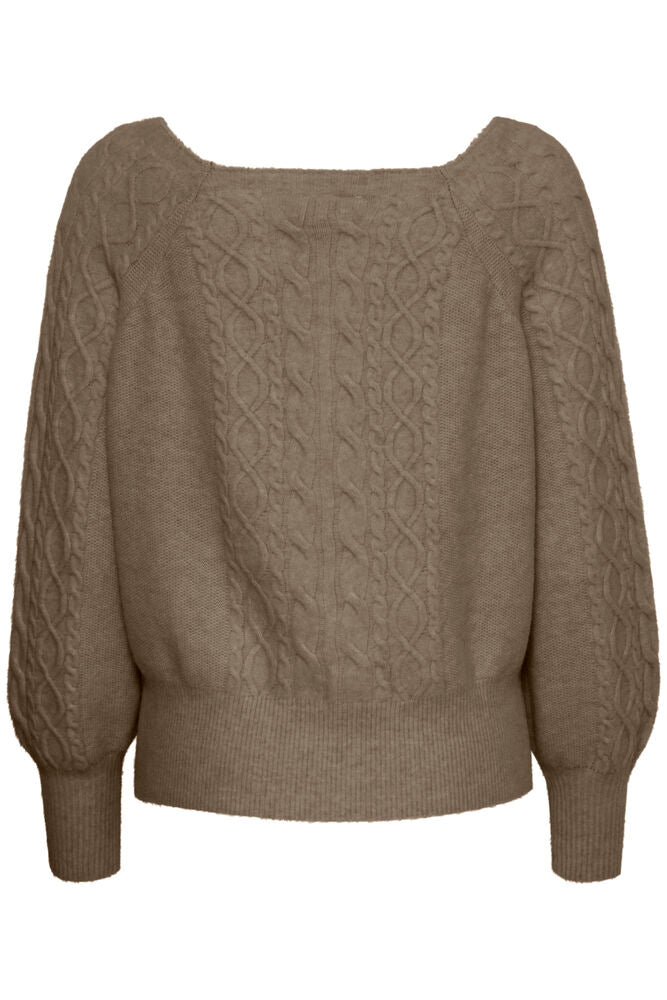 ICHI Liyanna Jumper - Taupe