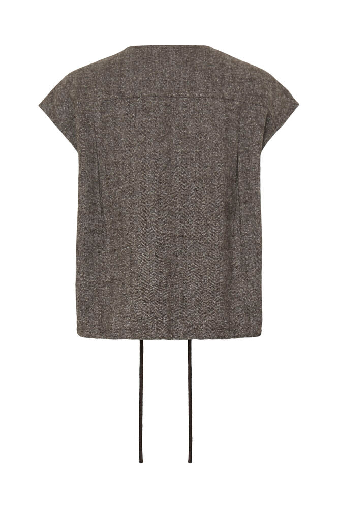 FRANSA Vea Vest - Brown