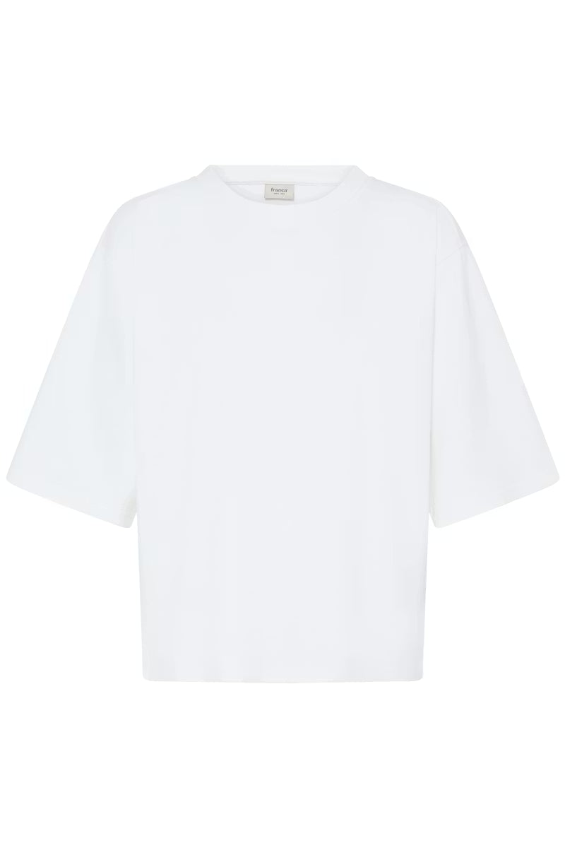 FRANSA Aurora Half Sleeve Sweatshirt - Whisper White