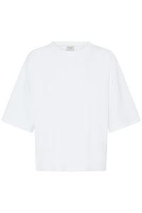 FRANSA Aurora Half Sleeve Sweatshirt - Whisper White