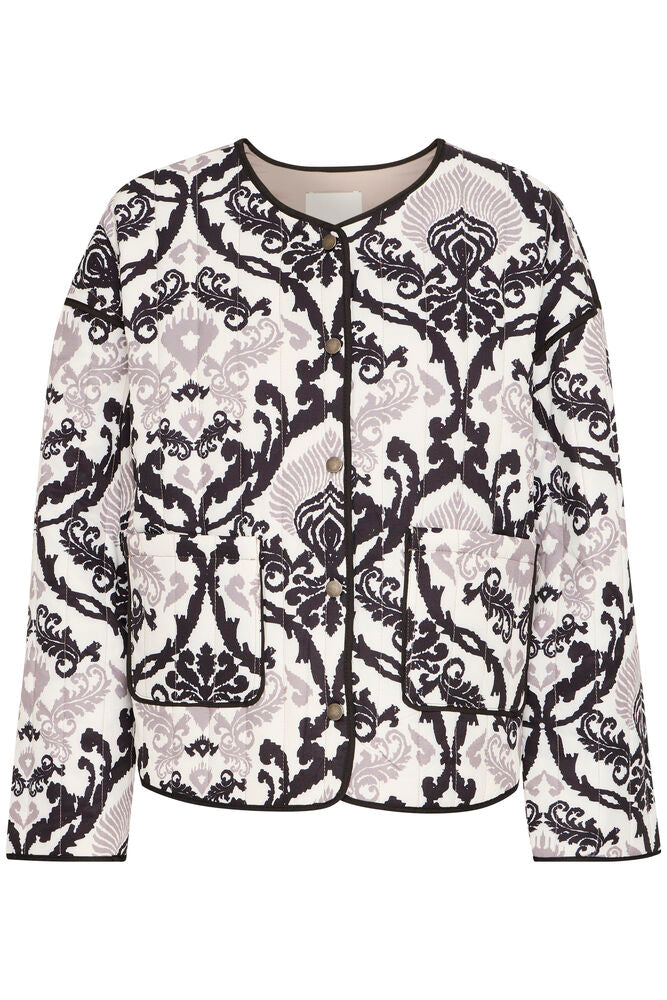 ICHI Malini Jacket - Black Print