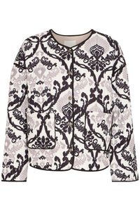 ICHI Malini Jacket - Black Print