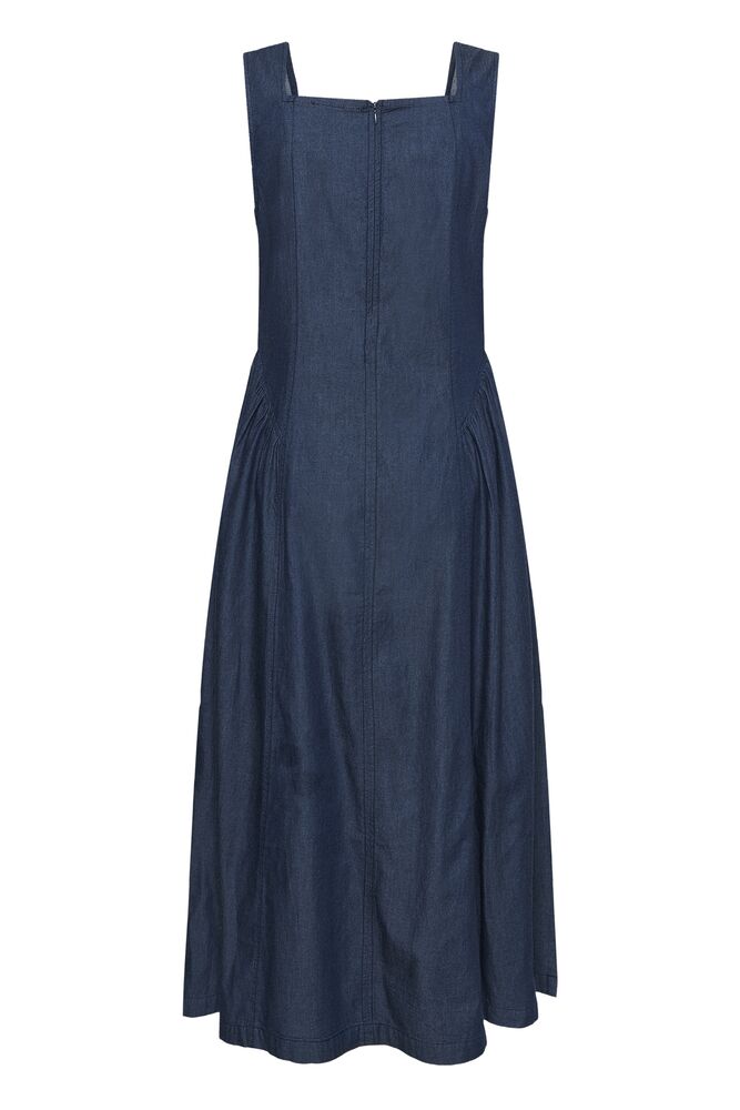 CULTURE Mone Michelle Long Dress - Dark Denim