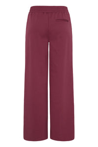 ICHI Kate Wide Leg Trouser - Wine