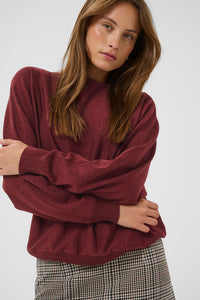 CULTURE Annemarie Batwing Jumper - Chocolate Truffle