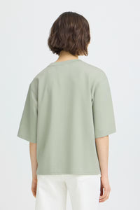 FRANSA Aurora Half Sleeve Sweatshirt - Sage