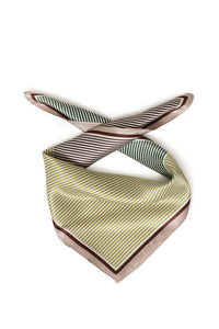 ICHI Eda Silk Scarf - Coffee Bean