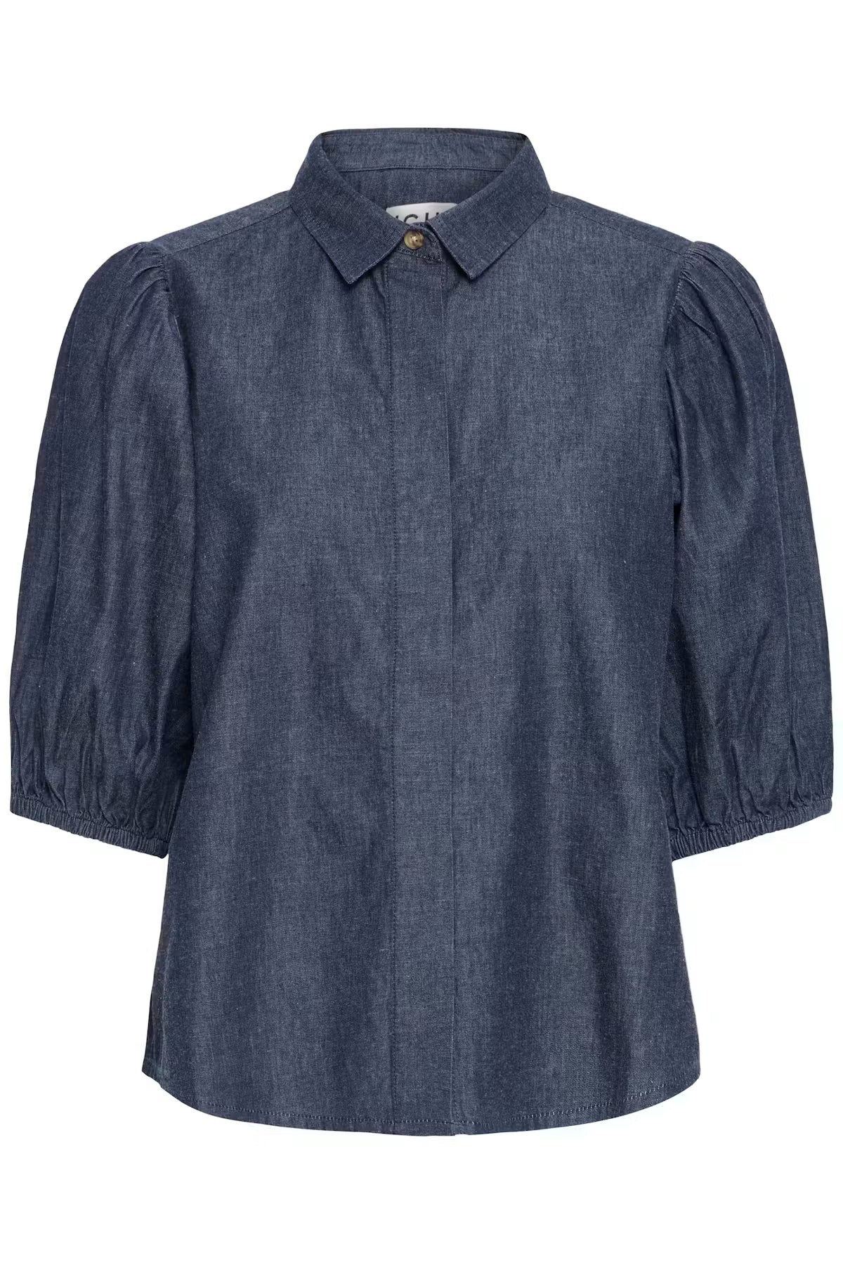 ICHI Borgie Shirt - Dark Denim