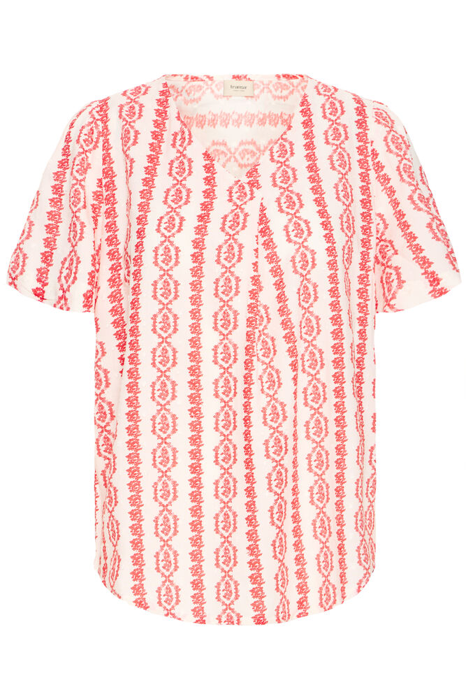 FRANSA Sophia Blouse - Coral Print